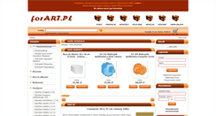 Desktop Screenshot of forart.pl